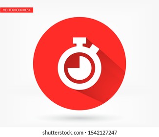Stopwatch Vector icon . Lorem Ipsum Illustration design