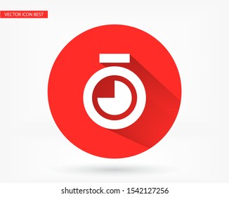 Stopwatch Vector icon . Lorem Ipsum Illustration design