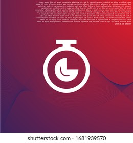 Stopwatch Vector icon . Lorem Ipsum Illustration design