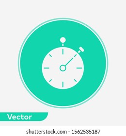 Stopwatch vector icon sign symbol