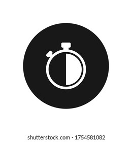 Stopwatch vector icon, simple sign for web site and mobile app.