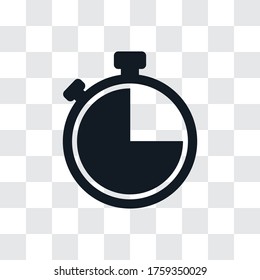 Stopwatch vector icon, simple sign for web site and mobile app.