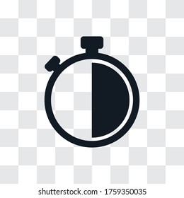 Icono de vector Stopwatch, signo simple para sitio web y aplicación móvil.