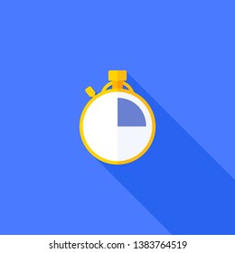 Stopwatch vector icon. Time, alarm and timer icon