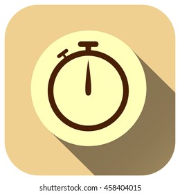 Stopwatch vector icon, time symbol for your design, logo, application, UI, website