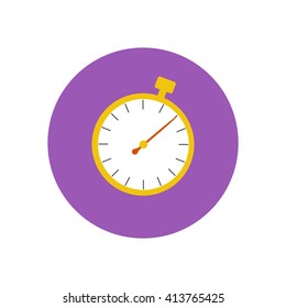 Stopwatch vector icon. Timer vector illustration. Vector illustration