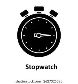 Stopwatch Vector icon which can easily modify or edit 
