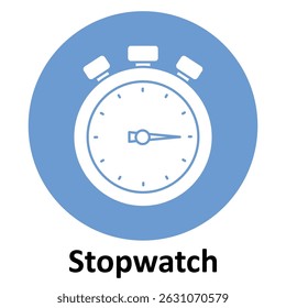 Stopwatch Vector icon which can easily modify or edit 
