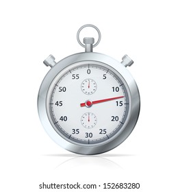 Stopwatch. Vector illustration