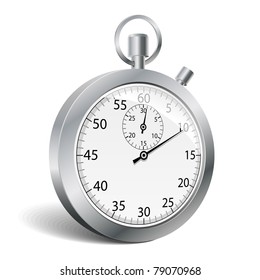 Stopwatch. Vector illustration.