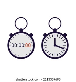 stopwatch vector illustration, vector file eps 10