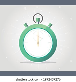  ilustración de vector de cronómetro e icono  