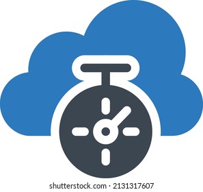 stopwatch vector illustration isolated on a transparent background. glyph vector icons for concept or web graphics.