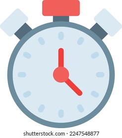 stopwatch  Vector illustration on a transparent background. Premium quality symmbols. Line Color vector icons for concept and graphic design.