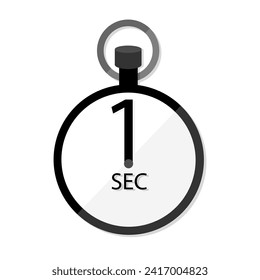 Stopwatch vector illustration on white background