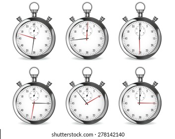 Stopwatch - vector isolated