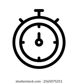 Stopwatch vector symbolizing time, countdown, or tracking activities