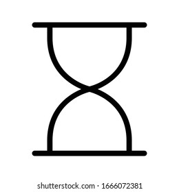 stopwatch vector thin line icon 