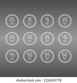 Stopwatch vector web icon