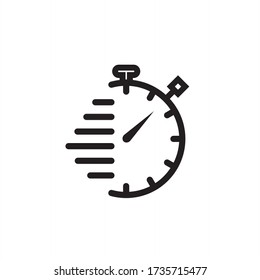 Stoppuhr, Symbol-Vektor-Symbol-Abbildung