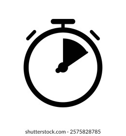 stopwattch icon, or speed meter