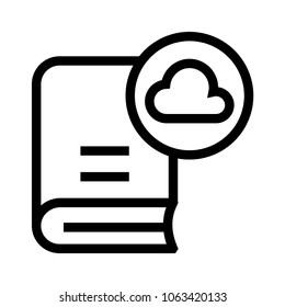 storage book  Vector Icon