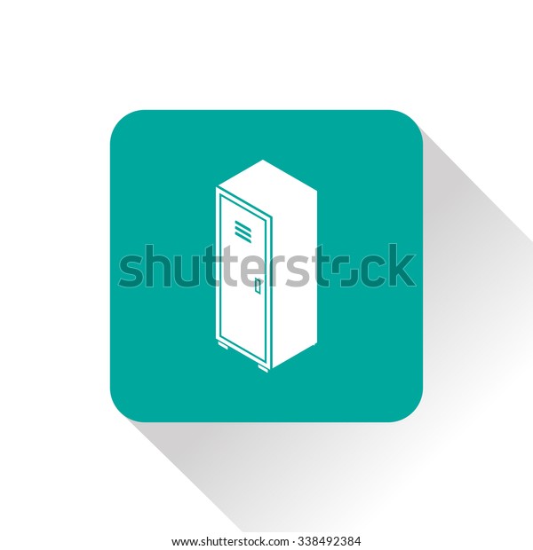 Storage Cabinet Isometric 3d Icon Stock Vector Royalty Free 338492384