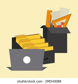 storage concept design, vector illustration eps10 graphic 