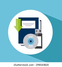storage concept design, vector illustration eps10 graphic 