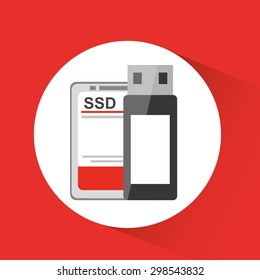storage concept design, vector illustration eps10 graphic 