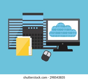 storage concept design, vector illustration eps10 graphic 