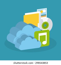 storage concept design, vector illustration eps10 graphic 
