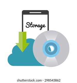 storage concept design, vector illustration eps10 graphic 