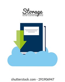 storage device design, vector illustration eps10 graphic 