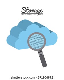 storage device design, vector illustration eps10 graphic 