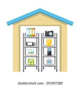 storage device design, vector illustration eps10 graphic 