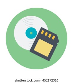 Storage Devices Vector Icon