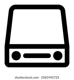 Storage Disk Icon for IT Computer Tech
