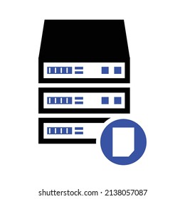 Storage File Icon Vectors Illustrations