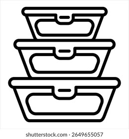 Storage of Food Representing safe food storage Single icon