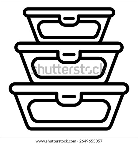 Storage of Food Representing safe food storage Single icon