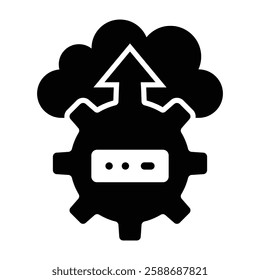 Storage Glyph Icon Design For Personal And Commercial Use