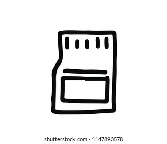 storage hand drawn icon , designed for web and app