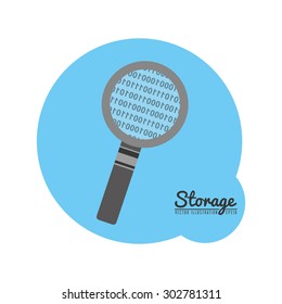 storage icon design, vector illustration eps10 graphic 