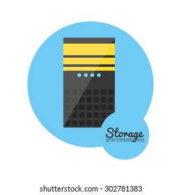 storage icon design, vector illustration eps10 graphic 