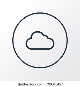 Storage icon line symbol. Premium quality isolated cloud element in trendy style.