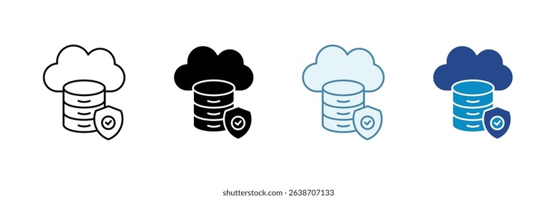 Storage Icon Set Multiple Style Collection