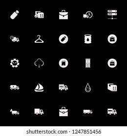 storage icon. storage vector icons set free delivery, memory card, download and server