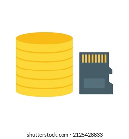 Storage icon vector image. Can also be used for Mobile UI UX and Animations. Suitable for mobile apps, web apps and print media.