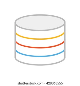 Storage Illustration - Flat Icon